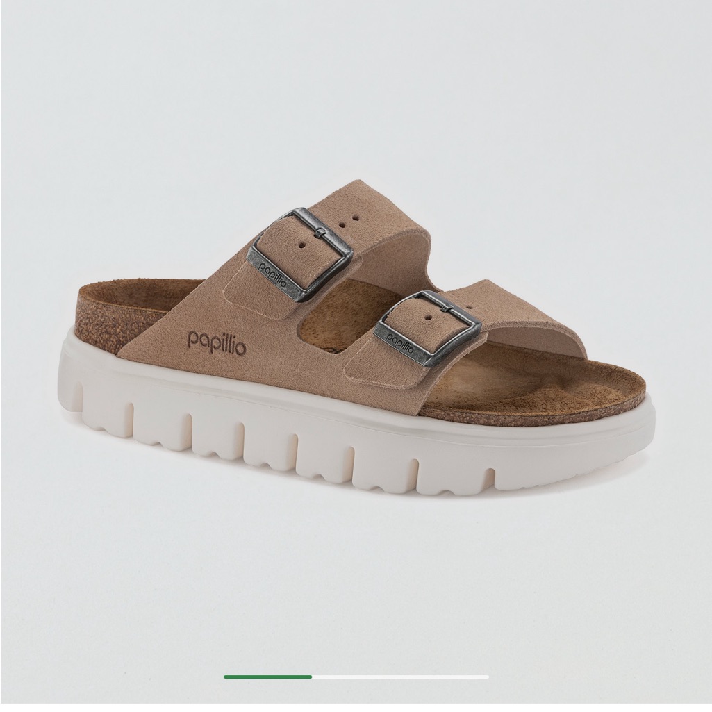 Papillio Tan Arizona Sandals With Buckles